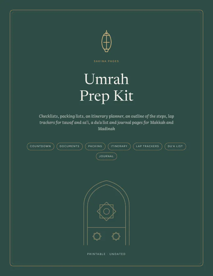Cover of the Umrah Prep Kit